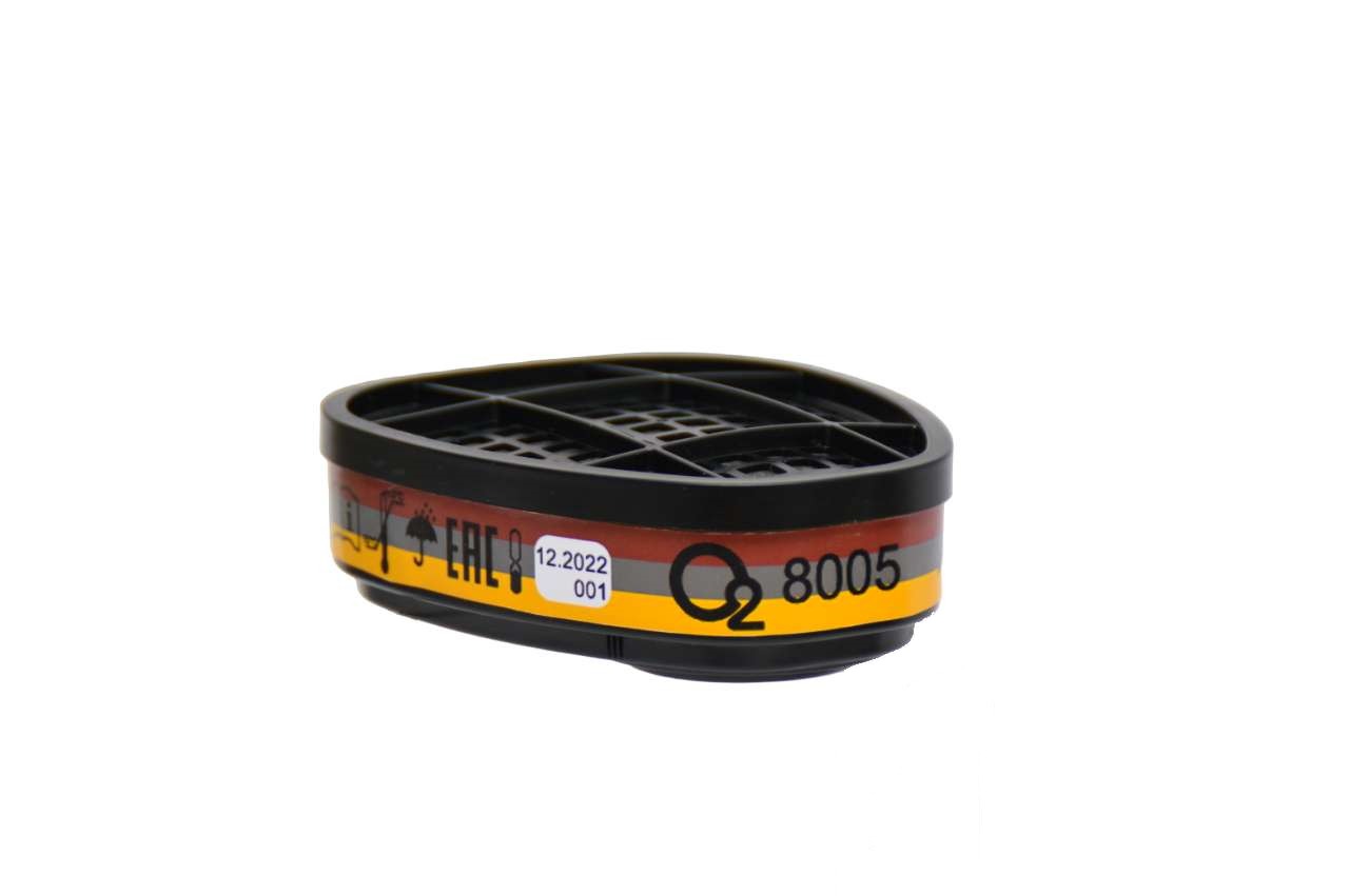 Фильтры 8005 A1В1Е1 (2шт) от органических, неорганических паров икислых газов